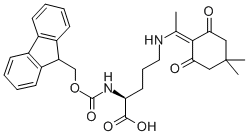 Fmoc-Orn(Dde)-OH結構式_269062-80-8結構式