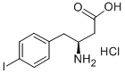 (S)-3-amino-4-(4-iodo-phenyl)-butyric acid.hcl Structure,270065-70-8Structure