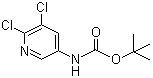 Tert-butyl 5,6-dichloropyridin-3-ylcarbamate Structure,275383-96-5Structure