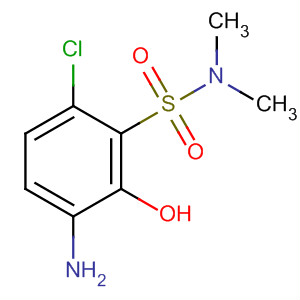 N,n-dimethyl-3-amino-6-chloro-2-hydroxybenzenesulfonamide Structure,276702-25-1Structure