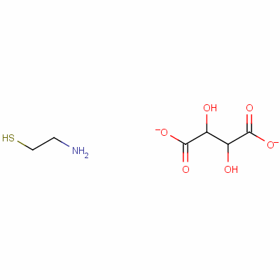 (Mercaptoethyl)ammonium hydrogen tartrate Structure,27761-19-9Structure