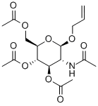 Allyl-2-acetamido-3,4,6-tri-o-acetyl-2-deoxy-β-d-glucopyranoside Structure,28738-44-5Structure