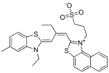 2-(2-[(3-乙基-5-甲基-2(3H)-苯并噻唑亞基)甲基]-1-丁烯基)-1-(3-磺酸)萘并[1,2-d]唑氫氧內(nèi)鹽結(jié)構(gòu)式_28784-39-6結(jié)構(gòu)式