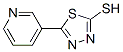 5-Pyridin-3-yl-1,3,4-thiadiazole-2-thiol Structure,28819-38-7Structure