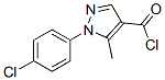 1-(4-Chlorophenyl)-5-methyl-1H-pyrazole-4-carbonyl chloride Structure,288252-38-0Structure