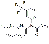 (9CI)-N-(5,7-二甲基-1,8-萘啶-2-基)-N-[3-(三氟甲基)苯基]-脲結(jié)構(gòu)式_288309-94-4結(jié)構(gòu)式