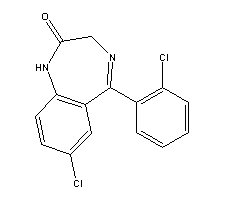 地洛西泮結(jié)構(gòu)式_2894-67-9結(jié)構(gòu)式