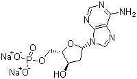 2-Deoxyadenosine-5-monophosphate disodium salt Structure,2922-74-9Structure