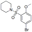 N-Piperidinyl 5-bromo-2-methoxybenzenesulfonamide Structure,295360-83-7Structure