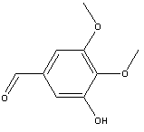 3,4-Dimethoxy-5-hydroxybenzaldehyde Structure,29865-90-5Structure