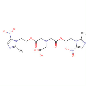 Glycine, n,n-bis[2-[2-(2-methyl-5-nitro-1h-imidazol-1-yl)ethoxy]-2-oxoethyl]- Structure,298688-51-4Structure