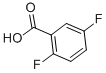 2,5-Difluorobenzoic acid Structure,2991-28-8Structure