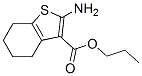 Propyl 2-amino-4,5,6,7-tetrahydro-1-benzothiophene-3-carboxylate Structure,302561-09-7Structure