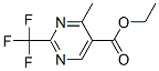 5-Pyrimidinecarboxylic acid, 4-methyl-2-(trifluoromethyl)-, ethyl ester Structure,306960-67-8Structure