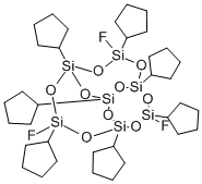 內(nèi)-3,7,14-三氟-1,3,5,7,9,11,14-七環(huán)戊基三環(huán)[7.3.3.15,11]七硅氧烷結(jié)構(gòu)式_307531-89-1結(jié)構(gòu)式