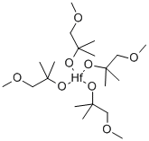 Tetrakis(1-methoxy-2-methyl-2-propoxy)hafnium(IV) Structure,309915-48-8Structure