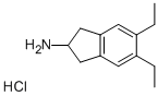 5,6-Diethyl-2,3-dihydro-1h-inden-2-amine hydrochloride Structure,312753-53-0Structure