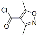 3,5-Dimethylisoxazole-4-carbonyl chloride Structure,31301-45-8Structure