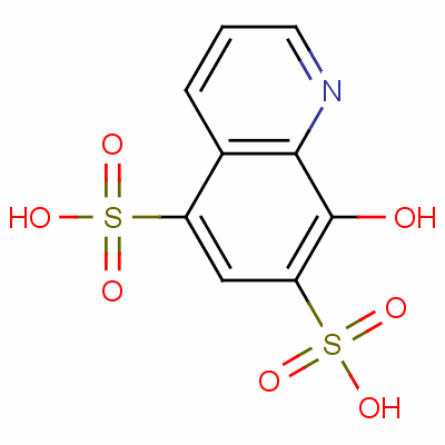 8-Hydroxyquinoline-5,7-disulphonic acid Structure,31568-84-0Structure