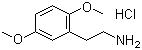 2,5-Dimethoxyphenethylamine hydrochloride Structure,3166-74-3Structure