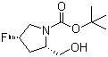 (2S,4s)-1-(tert-butoxycarbonyl)-4-fluoro-2-hydroxymethylpyrrolidine Structure,317356-27-7Structure