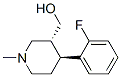 (+/-)-Trans-4-(fluorophenyl)-3-hydroxymethyl-1-methylpiperidine Structure,318279-38-8Structure