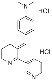 (E)-N,N-二甲基-4-((2-(吡啶-3-基)-5,6-二氫吡啶-3(4h)-亞基)甲基)苯胺結(jié)構(gòu)式_32013-69-7結(jié)構(gòu)式