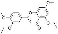 5-乙氧基-2-(3-乙氧基-4-甲氧基苯基)-7-甲氧基-4H-1-苯并吡喃-4-酮結(jié)構(gòu)式_32174-64-4結(jié)構(gòu)式