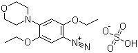 2,5-Diethoxy-4-(4-morpholinyl)benzenediazonium sulfate Structure,32178-39-5Structure