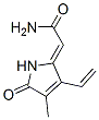 (2Z)-2-(3-乙烯-4-甲基-5-氧代吡咯-2-基)乙酰胺結(jié)構(gòu)式_329314-76-3結(jié)構(gòu)式