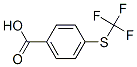 4-[(Trifluoromethyl)-mercapto]-benzoic acid Structure,330-17-6Structure