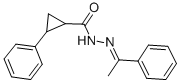 Trans-2-phenyl-cyclopropanecarboxylic acid (1-phenyl-ethylidene)-hydrazide Structure,330579-08-3Structure