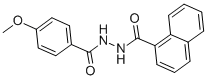 1-(4-Methoxybenzoyl)-2-(1-naphthoyl)hydrazine Structure,331636-68-1Structure