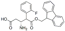 Benzenebutanoic acid, β-[[(9H-fluoren-9-ylmethoxy)carbonyl]amino]-2-fluoro-, (βR)- Structure,331763-63-4Structure