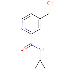 N-cyclopropyl-4-(hydroxymethyl)pyridine-2-carboxamide Structure,332013-47-5Structure