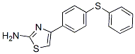 4-(4-Phenylsulfanyl-phenyl)-thiazol-2-ylamine Structure,333773-69-6Structure