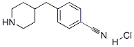 Benzonitrile, 4-(4-piperidinylmethyl)-, hydrochloride Structure,333987-04-5Structure