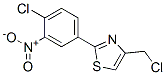 4-(Chloromethyl)-2-(4-chloro-3-nitrophenyl)thiazoleStructure,33451-02-4Structure 4-(Chloromethyl)-2-(4-chloro-3-nitrophenyl)thiazole Structure,33451-02-4Structure