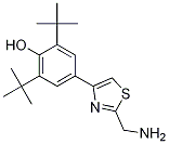 Phenol,4-2-(aminomethyl)-4-thiazolyl-2,6-bis(1,1-dimethylethyl)- Structure,335242-75-6Structure