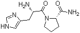 (2S)-1-[(2s)-2-amino-3-(3h-imidazol-4-yl)propanoyl]pyrrolidine-2-carboxamide Structure,33605-69-5Structure