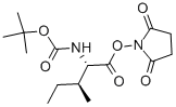 Boc-L-isoleucine N-hydroxysuccinimide ester Structure,3392-08-3Structure