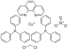 (1,10-Phenanthroline)bis (triphenylphosphine)copper(I) nitra Structure,33989-10-5Structure