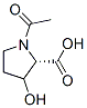 Ac-Hyp-OH結(jié)構(gòu)式_33996-33-7結(jié)構(gòu)式