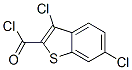 3,6-Dichlorobenzo[b]thiophene-2-carbonyl chloride Structure,34576-85-7Structure