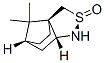 (1S,3R,5R,7R)-10,10-二甲基-3-硫雜-4-氮雜三環(huán)[5.2.1.0<sup>1,5</sup>]癸烷3-氧化物結(jié)構(gòu)式_345896-10-8結(jié)構(gòu)式