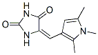 (9Ci)-5-[(1,2,5-三甲基-1H-吡咯-3-基)亞甲基]-2,4-咪唑啉二酮結(jié)構(gòu)式_348578-14-3結(jié)構(gòu)式