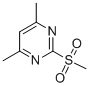 4,6-Dimethyl-2-methylsulfonylpyrimidine Structure,35144-22-0Structure