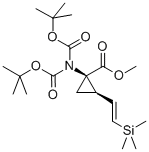 (1R,2R)-1-[雙[(1,1-二甲基乙氧基)羰基]氨基]-2-[(1E)-2-(三甲基甲硅烷基)乙烯基]-環(huán)戊烷羧酸甲酯結(jié)構(gòu)式_352207-81-9結(jié)構(gòu)式