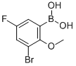 3-Bromo-5-fluoro-2-methoxyphenylboronic acid Structure,352525-85-0Structure