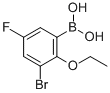 3-Bromo-2-ethoxy-5-fluorophenylboronic acid Structure,352534-82-8Structure